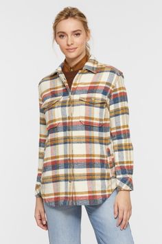 June Cotton Shirt Jacket | Overland Casual Long Sleeve Shacket For Fall, Fall Button-up Shacket For Casual Gatherings, Collared Fall Shacket For Casual Gatherings, Long Sleeve Flannel Shirt For Fall Casual Gatherings, Flannel Tops For Workwear In Fall, Winter Long Sleeve Flannel Shirt For Casual Gatherings, Collared Flannel Shirt For Casual Fall Gatherings, Flannel Shirt For Workwear In Fall, Long Sleeve Flannel Shirt For Winter Casual Gatherings