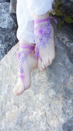 Elegant Spring Barefoot Sandals With Adjustable Fit, Bohemian Barefoot Wedding Sandals For Spring, Bohemian Barefoot Sandals For Spring Wedding, Elegant Spring Party Barefoot Sandals, Elegant Barefoot Sandals For Spring Party, Bohemian Spring Wedding Sandals, Spring Bohemian Wedding Sandals, Bohemian Sandals For Spring Wedding, Bohemian Lace-up Sandals For Summer Party