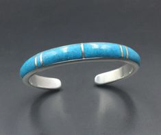 Turquoise and Sterling Silver Cuff Bracelet, Unisex Turquoise Bracelet, Sterling Silver Cuff Bracelet, Cuff Bracelet Men - Etsy Blue Polished Bangle Cuff Bracelet, Turquoise Bracelet With Polished Finish As Gift, Modern Turquoise Cuff Bracelet For Gift, Turquoise Bracelets With Polished Finish As A Gift, Turquoise Bracelets With Polished Finish For Gift, Gift Turquoise Bracelet With Polished Finish, Classic Turquoise Cuff Bracelet Gift, Custom Silver Jewelry, Bracelet Men