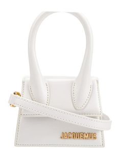 Jacquemus Shoulder BagWhite LeatherGold-Tone HardwareRolled Handle & Single Adjustable Shoulder StrapCanvas LiningSnap Closure at FrontUnfortunately, due to restrictions, this item may not be eligible for shipping in all areas. Aesthetic Wear, Jacquemus Bags, Jacquemus Le Chiquito, Jacquemus Bag, Dream Bags, Sling Bags, Mini Tote Bag, Work Bags, Mini Tote