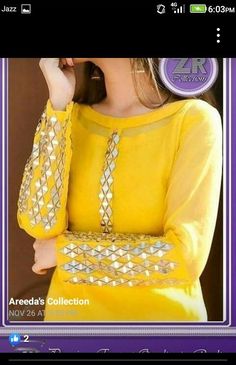 Mirror Work Kurti Design, Mirror Work Kurti, Design Kurta, Mirror Work Blouse Design, Long Kurti Designs, Kurta Neck Design, Salwar Kamiz, Kurti Designs Party Wear