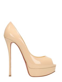 Christian Louboutin - Christian Louboutin Lady Peep 150 Pumps - powder, Women's High-heeled shoes | Italist