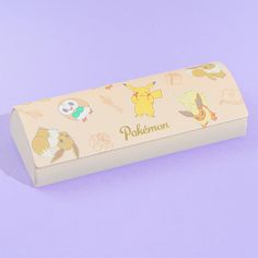 Protect your eyeglasses when you're not wearing them by placing them inside this cute hard case! It features kawaii prints of Pokemon with presents. This case comes with a cloth for wiping your spectacles. Novelty Rectangular Pencil Case For Gift, Novelty Rectangular Pencil Case Gift, Kawaii Rectangular Pencil Case For Gift, Kawaii Rectangular Pencil Case Gift, Kawaii Multicolor Stationery For Gifts, Trendy Multicolor Stationery For Gifts, Cute Rectangular Pencil Case For Gift, Kawaii Rectangular Case Stationery As A Gift, Kawaii Rectangular Case Stationery Gift