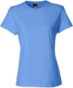 Light Blue Relaxed Fit Pre-shrunk T-shirt, Basic Blue Pre-shrunk T-shirt, Light Blue Pre-shrunk Cotton T-shirt, Blue Fitted Cotton T-shirt, Light Blue Fitted Cotton T-shirt, Fitted Blue Cotton T-shirt, Fitted Light Blue Cotton T-shirt, Plain Blue Cotton Shirt, Basic Blue T-shirt With Screen Print