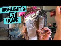 How To Put Highlights In Your Own Hair, Easiest Way To Highlight Hair At Home, How To Peekaboo Highlights, How To Hilight Hair At Home, Highlighting Your Own Hair At Home, Sectioning Hair For Highlights, How To Make Highlights Hair At Home, How To Do Highlights At Home Tutorials, Diy Foils Highlights At Home