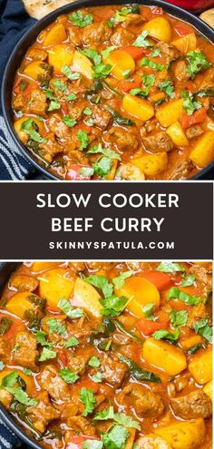 this slow cooker beef curry is an easy and delicious meal