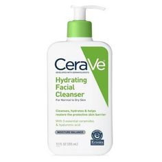 Best Products for Treating Eczema | Eczema on Face & Body Cerave Hydrating Facial Cleanser, Cerave Cleanser, Hydrating Facial Cleanser, Natural Facial Cleanser, Hydrating Face Wash, Gentle Face Wash, Cleanser For Sensitive Skin, Daily Face Wash, Skin Care Routine For 20s