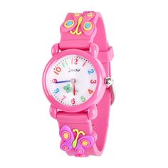 PRICES MAY VARY. ❤【HIGH QUALITY】 Our cartoon watches are made of healthy and environmentally friendly materials through international CE certification, which can be rest assured to wear. Kid's watches use Japanese-Quartz movement, which provide precise and accurate time keeping and make the watch strong power. So our watch will have a long time to accompany your kids growing up. ❤【WATER RESISTANT】The cute watches is daily use waterproof and withstands rain and water splash(such as washing hands Kids Watch, Cute Watches, Childrens Watches, Cartoon Toys, Presents For Kids, Kids Necklace, Girls Watches, Waterproof Watch, Kids Watches