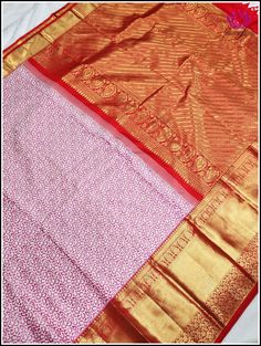 This very contemporary designer pure kanchipuram saree is crafted in pink boasting with dark pink animal skin design throughout the body and a korvai grand reddish orange pallu is adorned with paisley, strips,khumba and floral motifs, this saree features a beautiful korvai reddish orange 12inch border on one side and a smaller border on the other side with khumba ,florals and bird motifs. This saree comes with a designer look blouse piece in reddish orange with big border matching the border and Skin Design, Pink Animals, Bird Motif, Reddish Orange, Kanchipuram Silk Saree, Kanchipuram Saree, Animal Skin, Pure Silk Sarees, Floral Motifs