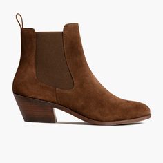 Comfortable Women's 2" Heel Chelsea Boot In Brown 'Cinnamon' Suede. Perfect For Everyday Wear. Handcrafted with the Highest Quality Materials Including Glove Leather Lining and Poron® Comfort Insoles. Free Shipping & Returns. Thursday Chelsea Boots, Reserved Boots, Thursday Boots Women, Thursday Boot Company, Thursday Boots, Heeled Chelsea Boots, Walk In My Shoes, Boot Companies, Chelsea Boots Women