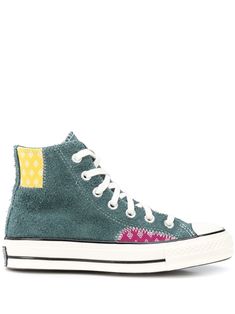 Converse Suede Sneakers With Round Toe, Green Suede Sporty High-top Sneakers, Converse Suede Sneakers, Green Suede High-top Sneakers With Rubber Sole, Sporty Suede Converse Sneakers, Converse Suede Lace-up Sneakers, Converse Low-top Suede Sneakers, Green Converse Sneakers For Streetwear, Green Suede Sneakers With Round Toe