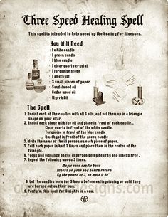 Book of Shadows page Coven Spells, Witchy Spells, Spiritual Witch, Healing Spell, Hoodoo Magic, Candle Magic Spells, Divination Runes, Hoodoo Spells, Moon Spells