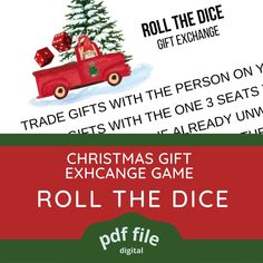 christmas gift exchange game roll the dice