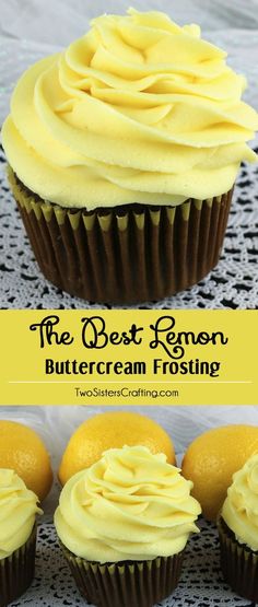 the best lemon buttercream frosting for cupcakes