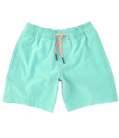 From Southern Tide&#x2C; this swim trunk features:Elastic waist w/ drawstringmesh linergrommets at upper back waist for drainageon seam pocketsmade w/ recycled componentsmoisture wickingwater resistantbreathablePolyester/spandexMachine wash/tumble dryImported. Green Cotton Shorts For Pool, Green Drawstring Swim Trunks Short Length, Green Athletic Shorts With Drawstring For Summer, Spring Beach Moisture-wicking Athletic Shorts, Green Drawstring Athletic Shorts For Summer, Summer Nylon Swim Trunks With Pockets, Nylon Swim Trunks With Pockets For Summer, Stretch Swim Trunks With Drawstring For Beach, Moisture-wicking Cotton Swim Trunks For Poolside