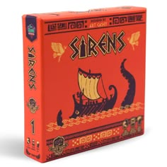 an orange board game box with the title stars on it