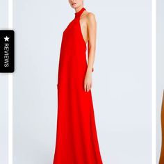 Halston. Color: Red Chiffon Maxi Length. Size: 14 Chic Red A-line Evening Dress, Red A-line Summer Evening Dress, Red Maxi Length Evening Dress For Spring, Red Maxi Evening Dress For Spring, Red Summer Gala Dress, Spring Red A-line Evening Dress, Red A-line Maxi Dress For Cocktail, Chic Red Floor-length Maxi Dress, Red Floor-length Evening Dress For Summer