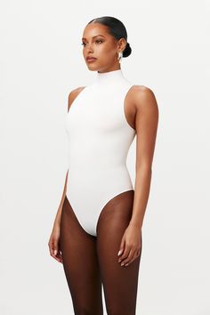 Seamless Sleeveless Bodysuit – Naked Wardrobe Black And White Bodysuit, Naked Wardrobe, A Turtle, White Bodysuit, Sleeveless Bodysuit, Down South, Dress Jewelry, British Indian, Uganda