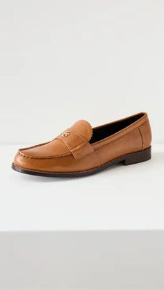 Sam Edelman Loraine Loafers | Shopbop Classic Leather Slip-on Shoes For Office, Classic Slip-on Flat Heel Oxfords, Classic Slip-on Closed Toe Dress Shoes, Flat Slip-ons With Brogue Detailing For Work, Classic Calf Leather Slip-ons With Brogue Detailing, Luxury Round Toe Slip-ons For Work, Classic Slip-ons With Rubber Sole And Flat Heel, Leather Slip-on Shoes With Branded Insole For Work, Branded Insole Leather Slip-on Shoes For Work