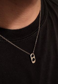 This necklace is composed of sterling silver 925 chain and rhodium filled soda tab pendant, a very durable and fashionable piece that compliments any outfit. Perfect gift for him! ✺Chain width: 2 mm ✺Pendant length: 0,8 inch / 2 cm Available in various lengths. Measure your desired length and order accordingly.  How to find the perfect length for you: ❉ Use a soft measuring tape or a string to mark where you would like the necklace to hang ❉ Then measure the string's length with a ruller If you are not sure, please contact me so I can give you instructions. ❈ We send all our items with registered and tracked mail. ✺ All items come packaged in a quality pouch ready for gift giving. ✽ If you want to make a special order, just contact us! Soda Tab Necklace, Tab Necklace, Soda Tab, Soda Tabs, Perfect Gift For Him, Necklace For Men, Chain Ring, Star Necklace, Sterling Silver Chain