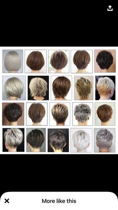 Wacky Hair Days, Wacky Hair, Short Hair Undercut, Short Hair Over 60, Hair Videos Tutorials, 짧은 머리, Short Hair Haircuts, Short Hair Older Women, Hair Color Dark