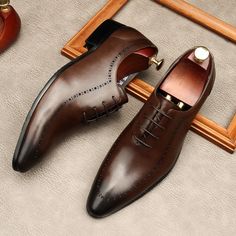 Men's Shoes, Men's Formal Shoes, Men's Wedding Shoes, Loafers, Oxford Shoes, Dress Shoes, Derby Shoes, Groom Shoes, Wedding Shoes, Business Shoes, Italian Shoes, Genuine Leather Men's Shoes, Lace Up Shoes, Brogue Shoes. A man's shoes say a lot about him whether he wants them to or not. Choosing the right shoe is crucial in projecting the right image. Whether you are dressing for a job interview, formal function or even a date, our classic men's formal shoes have got you covered. Made from high q Oxford Lace-up Dress Shoes For Wedding, Classic Round Toe Dress Shoes For Groom, Oxford Lace-up Wedding Dress Shoes, Classic Dress Shoes With Round Toe For Groom, Lace-up Oxford Dress Shoes For Wedding, Wedding Lace-up Oxford Dress Shoes, Oxford Leather Plain Toe Wedding Shoes, Oxford Dress Shoes With Brogue Detailing For Wedding, Brown Brogue Dress Shoes For Wedding