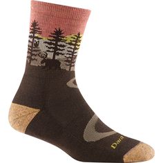 Darn Tough Womens Northwoods Micro Crew Midweight Hiking Socks  -  Small / Earth Hiking Socks Womens, Darn Tough Socks, Conservation Corps, Tough Woman, Civilian Conservation Corps, Hiking Socks, Size Chart For Kids, Hiking Women, Womens Size Chart