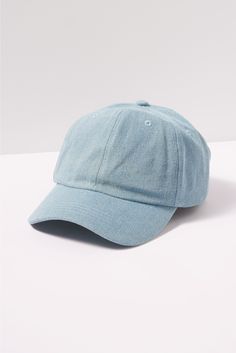 EVEREVE Denim Baseball Hat | EVEREVE Soft-washed Summer Baseball Cap, Trendy Washed Hat, One Size, Trendy Washed Hat One Size Fits Most, Trendy Washed Hat, Washed Dad Hat For Summer, Summer Washed Dad Hat, One Size Fits Most, Summer Washed Dad Hat, Casual Six-panel Trucker Hat For Summer, Casual Cotton Trucker Hat For Spring