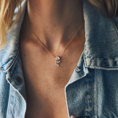 Diamond Rain Cloud Necklace – Logan Hollowell Logan Hollowell, Cloud Necklace, Snake Pendant, Rain Clouds, 14k Gold Necklace, Diamond Drops, Wrap Rings, Rolo Chain, Rose Gold Necklace