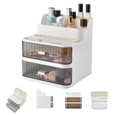 PRICES MAY VARY. 𝗗𝘂𝗿𝗮𝗯𝗹𝗲 𝗮𝗻𝗱 𝗦𝘁𝘆𝗹𝗶𝘀𝗵 𝗢𝗿𝗴𝗮𝗻𝗶𝘇𝗲𝗿: Our makeup organizer countertop is made from high-quality plastic, ensuring superior durability. With its chic and elegant clear exterior, makeup organizer for vanity provides easy visibility and an appealing display, making it a stylish addition to any room decor. Whether in your bedroom, bathroom, dressing room, nightstand, dresser, or countertop, it blends in perfectly 𝗦𝗽𝗮𝗰𝗶𝗼𝘂𝘀 𝗠𝗮𝗸𝗲 𝘂𝗽 𝗦𝘁𝗼𝗿𝗮𝗴𝗲: The Prime Makeup, Makeup Organizer Countertop, Organizer For Makeup, Room Nightstand, Makeup Vanity Storage, Perfume Organizer, Nightstand Dresser, Perfume Organization, Cosmetic Display