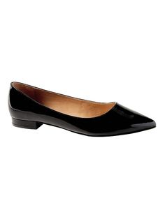 Pointy-Toe Flat | Banana Republic Pointed Toe Ballet Flats, Cute Shoes Flats, Pointy Flats, Insole Design, Pointy Toe Flats, Fashion Wishlist, Perforated Leather, Pointed Toe Flats, Cute Shoes