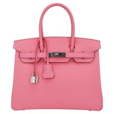 Mightychic offers an Hermes Birkin 30 bag featured in coveted Rose Confetti. This exquisite Pink hue is rarely found today, and is an Hermes collectors dream! Epsom leather with crisp Palladium hardware accentuates the beautiful colour of this Birkin bag. This beauty will take you year round. Comes with the lock and keys in the clochette, sleepers, raincoat and signature Hermes box. NEW or NEVER WORN. Exquisite Hermes selections at your fingertips meets superb customer service offered by mightychic for 23 years. final sale BAG MEASURES: LENGTH 30 cm / 12" TALL 21 cm / 8.5" DEEP 15 cm / 6" HANDLES: TALL 4" CONDITION: NEW or NEVER WORN Pink Birkin, Rose Confetti, Birkin Bags, Birkin 30, Hermes Box, Hermes Birkin 30, Hermes Birkin, Birkin Bag, Fashion Handbags