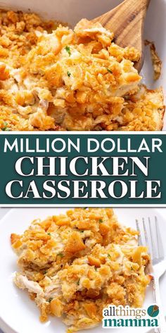 the cover of million dollar chicken casserole