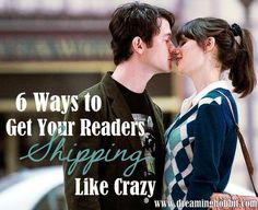 two people kissing each other with the words 6 ways to get your readers shipping like crazy