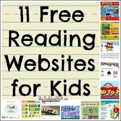 Good to know... Free Reading Websites, Reading Websites For Kids, Reading Websites, Websites For Kids, Freetime Activities, Reading Website, School Technology, Readers Workshop, Learning Websites