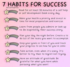 Great habits for success! 👍😘😎😉❤️ #read #keeplearning #knowledge #wisdom #beorganised #dontquit #gratitude #plans #goals #dreambig Ways To Stay Motivated, Self Development Books, Habits For Success, Planning Your Day, Stay Motivated, Self Motivation, Self Improvement Tips, Positive Mindset, Money Tips