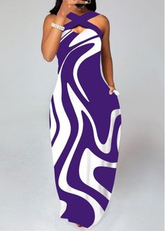 Color:Purple;Size:S;Package Contents:1 X Dress;Occasion:Sport; Dress For Occasion, Easy Wear Dresses, Purple Maxi Dress, Purple Fits, Purple Maxi, Keyhole Dress, Trendy Fashion Outfits, Dresses Elegant, Fashion Attire