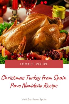 Discover the Best Christmas Turkey from Spain with our detailed recipe guide. This festive dish is a staple in every Spanish Christmas dinner, combining traditional flavors with easy techniques. Perfect for your holiday menu ideas, this turkey will impress at any eve dinner. Follow our simple, homemade steps to ensure your bird is juicy and flavorful. Don’t miss our additional video tips for perfecting your roast! Cooking A Stuffed Turkey, Spanish Chicken Recipes, Spanish Dessert Recipes, Authentic Spanish Recipes, Christmas Turkey Recipes, Best Turkey Recipe, Spanish Dinner, Easy Spanish Recipes, Spanish Tapas Recipes