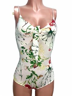 Trendy Bathing Suits, Leotard Tops, Affordable Swimwear, Floral Bodysuit, Street Swag, Bodysuit Top, Bodysuit Fashion, One Piece Outfit, White Butterfly