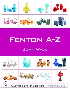 the front cover of a book with pictures of vases in different colors and sizes