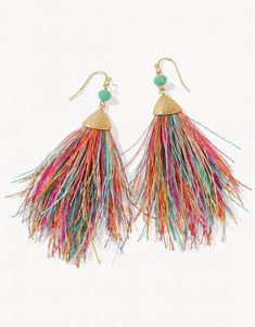 Lowcountry Style, Earrings Beads, Fruity Drinks, Spartina 449, Fiber Jewelry, Twist Headband, Sweet Nothings, Bead Stringing, Fringe Earrings