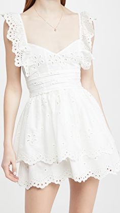 For Love & Lemons Luna Maxi Dress | SHOPBOP Lemon Clothing, Crochet Dresses, White Dresses For Women, Lemon Dress, Eyelet Dress, Decorative Buttons, Love And Lemons