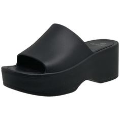 PRICES MAY VARY. Imported 100% Synthetic. Soft Comfort Outsole and Removable Insole. The 2.75-inches Wedge back (heel) and taper towards the front 1.5 inches (toe) create a wedge shape and provide height and comfort. Slide sandal with One-Wide strap and Light-weight Under 1LB Length: 9.7 inches (measured in size 6), Available in Black, Tan-Brown, and Taupe-Gray colors These flip-flops are durable and comfortable, with a soft EVA sole and a One-Band strap design. EVA lightweight and flexible mate Wedge Platform Sandals, Eva Sole, Strap Design, Wide Straps, Platform Wedges, Work Casual, Black Tan, Soft Lighting, Tan Brown