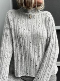 Rikke Sweater by Rikke Jönsson, No 1 kit Knitting kits Rikke Jönsson Sweater Knitting Designs, Knitting Paterns, Knitting Kit, Sweater Knitting, Learn How To Knit, Classic Sweater, Knit Sweaters, Knit In The Round, Knitting Kits