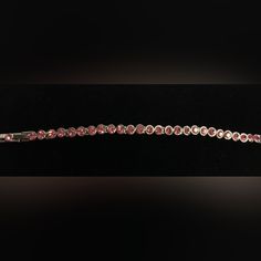 New Swarovski Crystal Tennis Bracelet In Pink. Bracelet Is Best Suited For A Wrist From 6 1/2 Inches To 7 1/2 Inch Metal Is Stainless Steel With Brass. Bracelet Comes In Many Colors. Pink Crystal Bracelets For Formal Occasions, Pink Crystal Bracelet For Formal Occasions, Formal Pink Crystal Bracelet, Pink Tennis, Brass Bracelet, Pink Bracelet, Tennis Bracelet, Womens Jewelry Bracelets, Swarovski Crystal