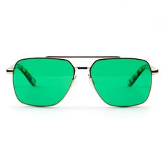 Our color sunglasses are inspired by the colors of the rainbow, featuring UV400 protective lenses blocking UVA and UVB rays. Ditch the dark lenses - Your future is looking brighter! Modern Green Shield Sunglasses With Uva Protection, Modern Green Sunglasses For Summer, Modern Green Summer Sunglasses, Green Wayfarer Sunglasses For Summer, Modern Green Tinted Shield Sunglasses, Green Aviator Sunglasses With Uva Protection, Green Anti-reflective Cat Eye Sunglasses, Summer Green Anti-reflective Sunglasses, Green Cat Eye Sunglasses With Anti-reflective Coating