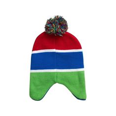 Hat is made of durable acrylic knit exterior and a soft micro-fleece inside lining for comfort and warmth and features a colorful yarn pom for a fun look with red, blue and green color designs. Acrylic mittens or gloves feature a PJ Masks logo in gripper print pattern design. Playful Red Winter Hat, Playful Blue Winter Beanie, Playful Multicolor Winter Beanie, Winter Multicolor Acrylic Beanie, Boys Winter Hats, Print Pattern Design, Print Design Pattern, Toddler Age, Winter Hat