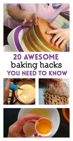 the cover of 20 awesome baking hacks you need to know