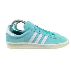 Adidas Originals Campus 80s Turquoise White Suede Shoes Id7318 Men's Size 13 Details: Come For The Contrast, Stay For The Style. These Adidas Shoes Turn Up The 3-Stripes Vibe In Two-Tone Hues That Render Them Unmistakable. Made Of Soft Suede, The Upper Keeps An Eye On Elevated Style. The Lining Is Soft Leather, For A Double Dose Of Luxe. The Heel Tab Echoes The Design Language Of The Sides, And The Overall Package Is A Show Up To Show Out Must-Have Pic New With Box. Follow Us! We List Lots Of Ne Retro Blue Adidas Sneakers, Retro Blue Low-top Skate Shoes, Turquoise Sneakers For Streetwear With Round Toe, Sporty Turquoise High-top Sneakers, Retro Blue Skate Shoes With Rubber Sole, Turquoise Low-top Sneakers For Streetwear, Turquoise Round Toe Sneakers For Streetwear, Retro Light Blue Low-top Sneakers, Light Blue Retro Low-top Sneakers