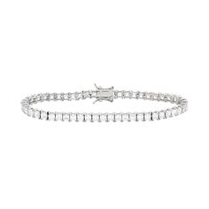 "Designed with asscher-cut cubic zirconia stones, this sterling silver tennis bracelet offers illuminating style.BRACELET DETAILS Length: 7.25 in. Clasp: box Metal: rhodium-plated sterling silver CUBIC ZIRCONIA DETAILS Total weight: 9 1/3 ct. Shape: asscher cut Setting: prong  Size: 7.25"". Color: White. Gender: female. Age Group: adult." Silver Tennis Bracelet With Emerald Cut Diamond Accents, Silver Emerald Cut Tennis Bracelet With Diamond Accents, Emerald Cut Cubic Zirconia Tennis Bracelet For Formal Occasions, Emerald Cut Cubic Zirconia Tennis Bracelet For Formal, Classic Emerald Cut Cubic Zirconia Bracelets, Silver Emerald Cut Tennis Bracelet, Silver Diamond Tennis Bracelet With Emerald Cut, Silver Emerald Cut Tennis Bracelet For Formal Occasions, Emerald Cut Cubic Zirconia Bracelet With Prong Setting